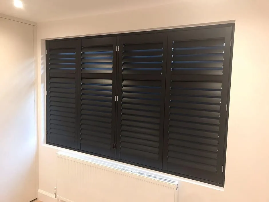 Stylish-Black-Shutters-Full-Height-London.jpg Black, Full Height Shutters - London